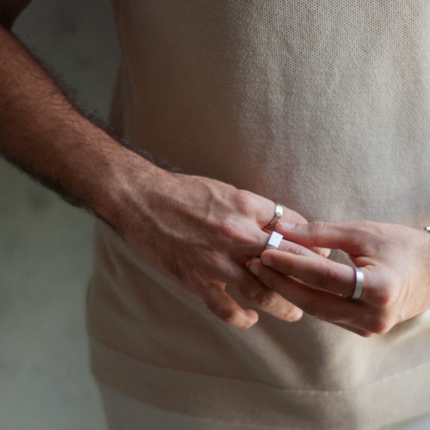 Rectangle Signet Ring